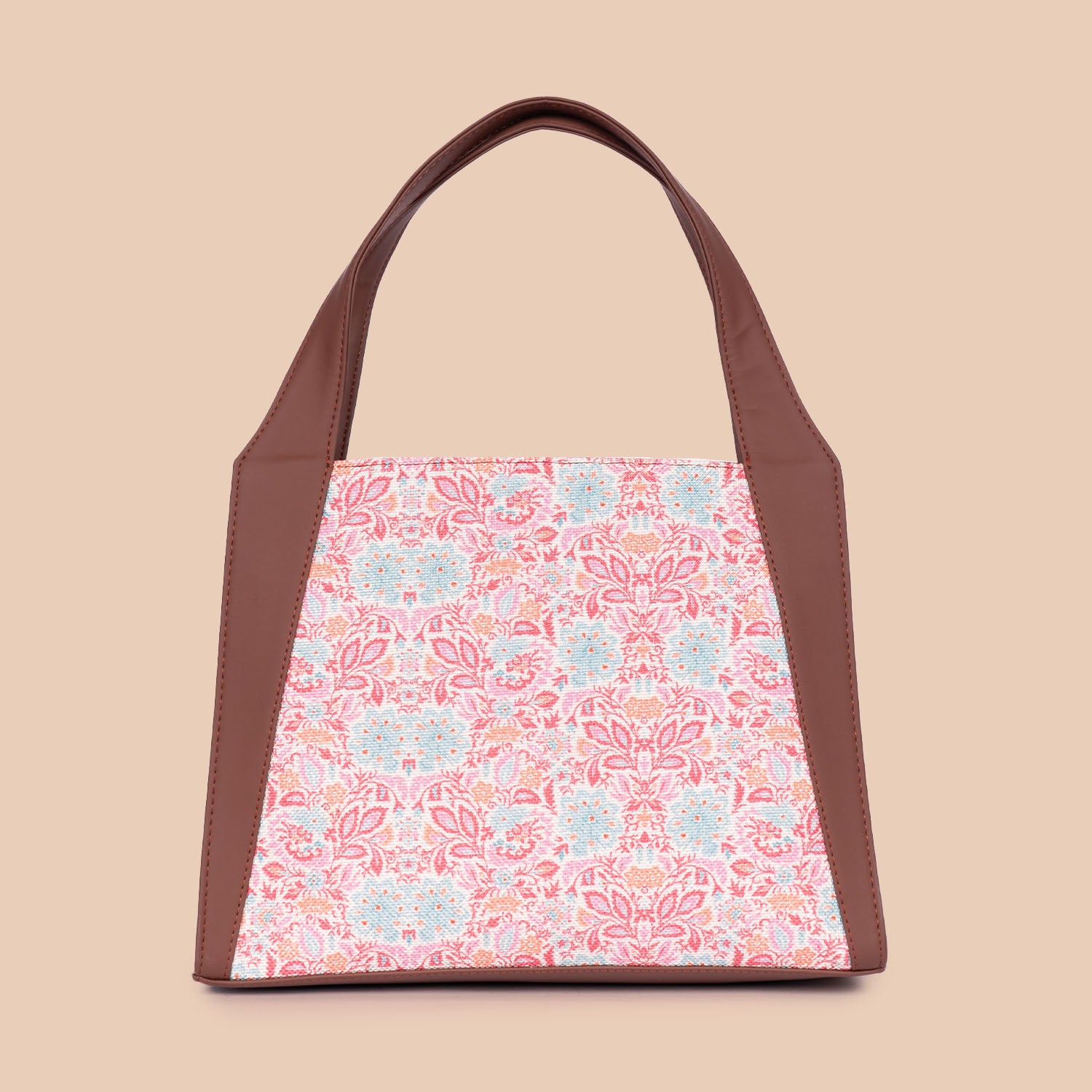 Mangalore Blossoms Trapezia Tote