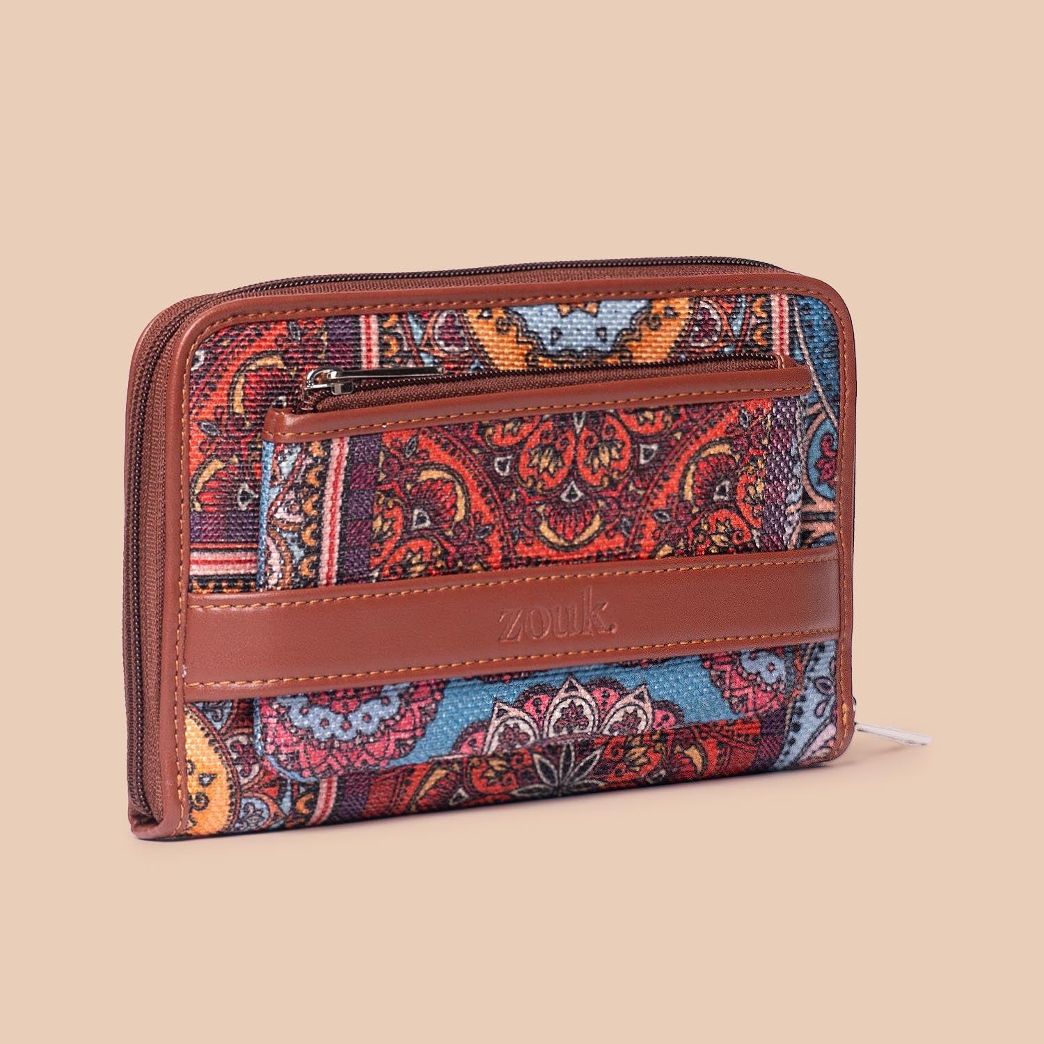 Multicolor Mandala Print - Office Bag & Classic Zipper Wallet Combo