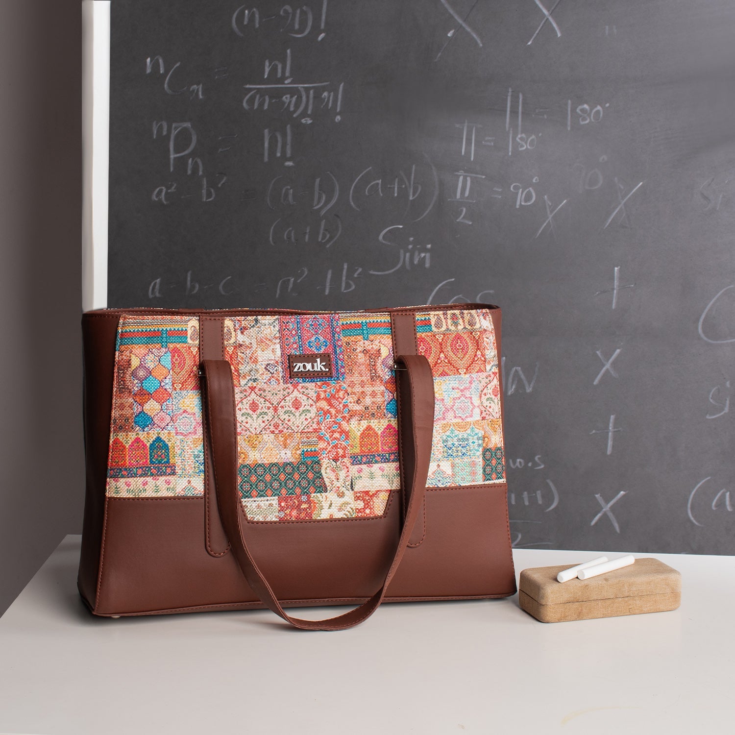 ZIP-Zouk Kutch Gamthi Maya Multitasker Tote Bag