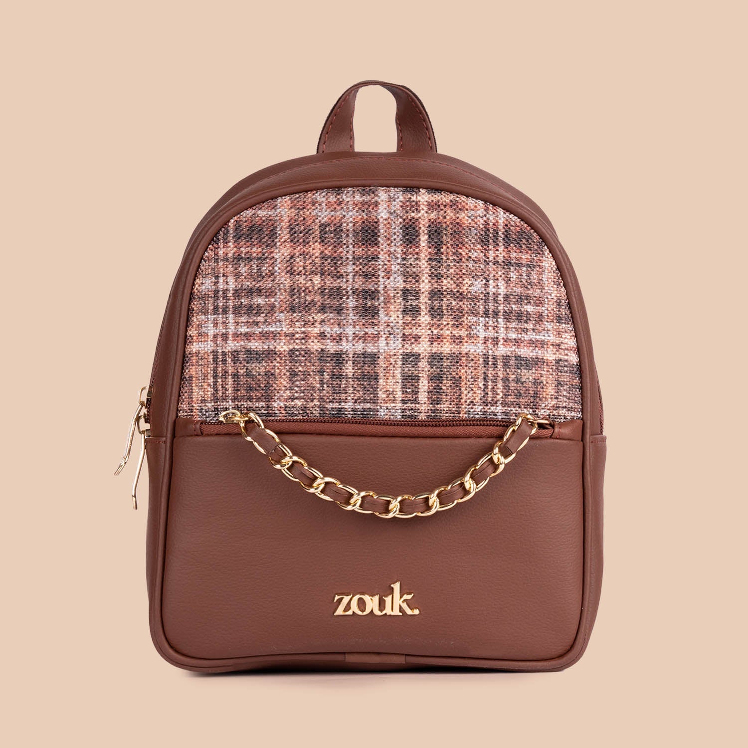 ZIP-Mayra Mini-Daypack - Cashmere Noir (Copper)
