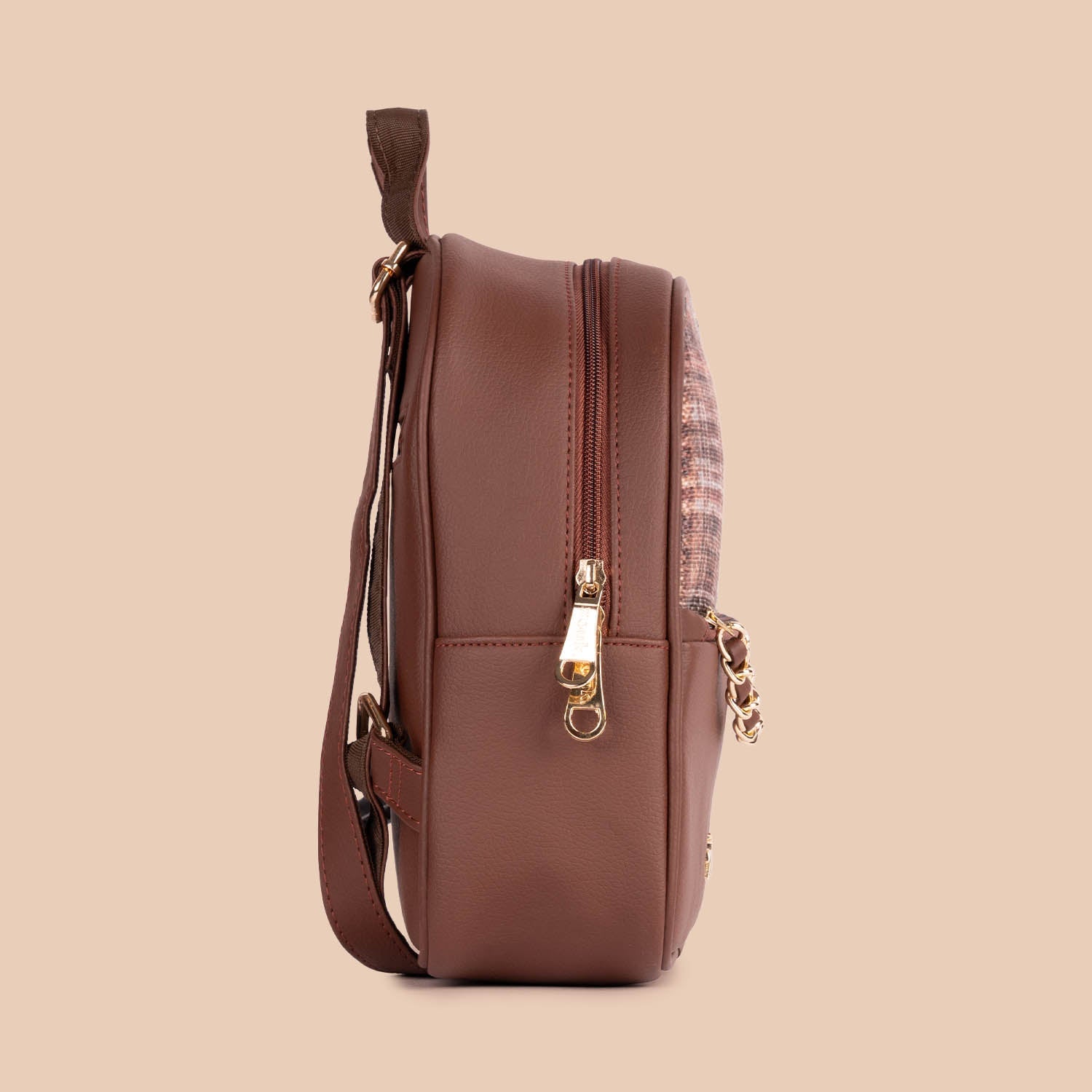 ZIP-Mayra Mini-Daypack - Cashmere Noir (Copper)