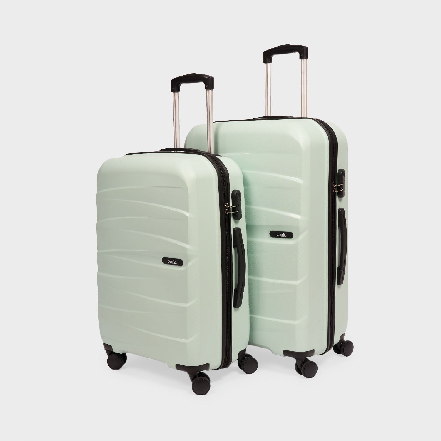 Mint Aira Trolley Bag Combo (Medium & Large)