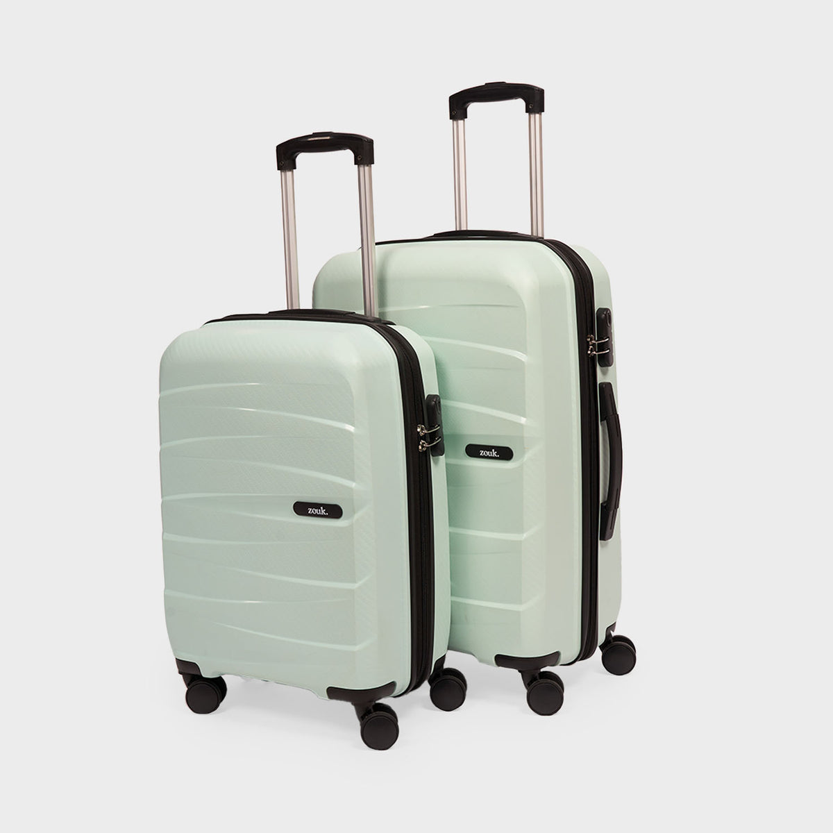 Mint Aira Trolley Bag Combo (Cabin & Medium)