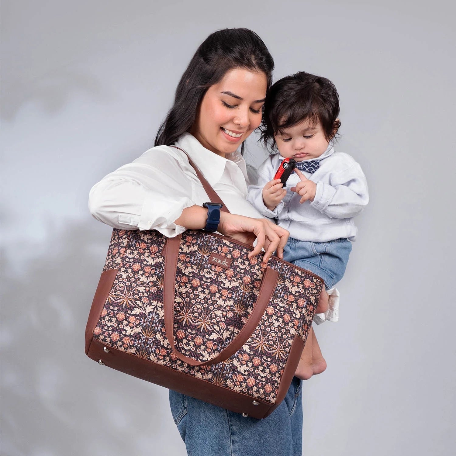 Kashmir Blooms Mother's Bag