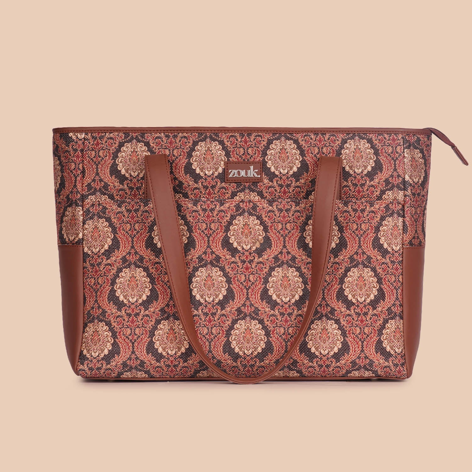 Jodhpur Damask Mother's Bag