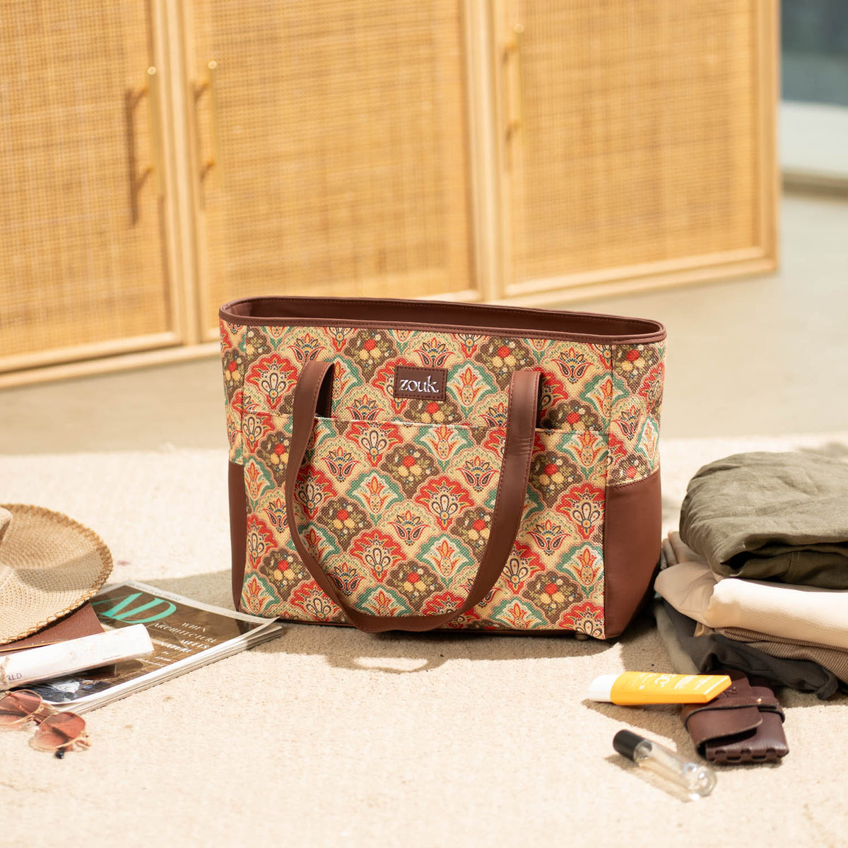 Mughal Art Multicolor Diaper Bag