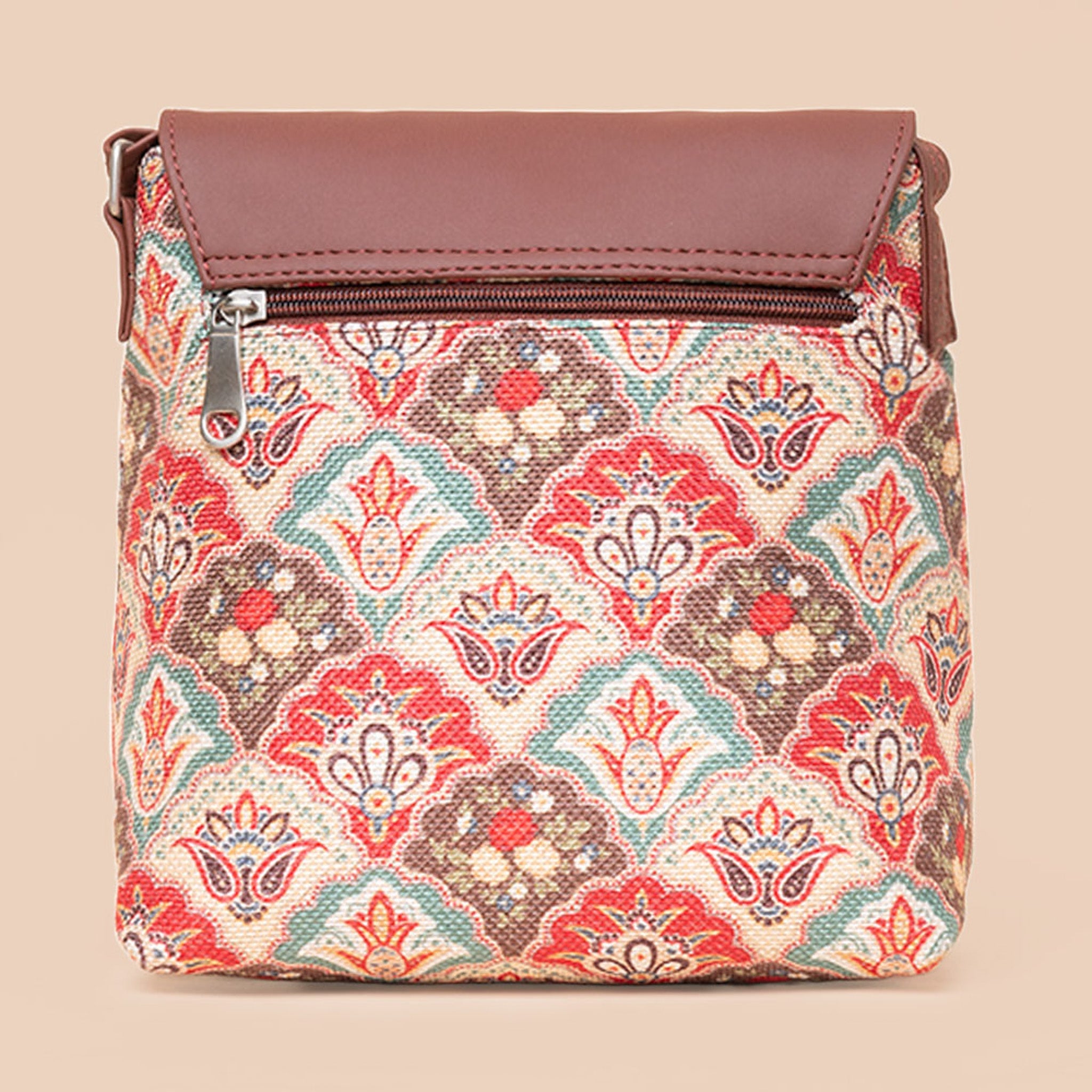 Mughal Art Multicolor Flap Sling Bag