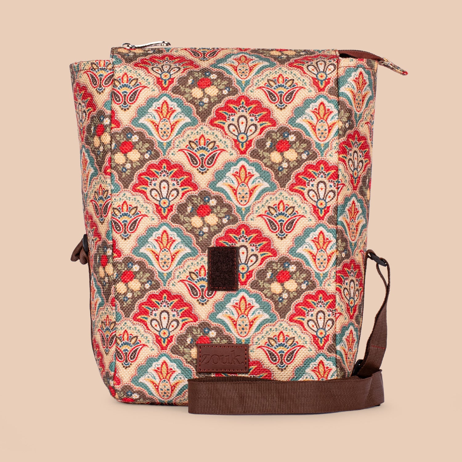 Mughal Art Multicolor Roll Up Lunch Bag