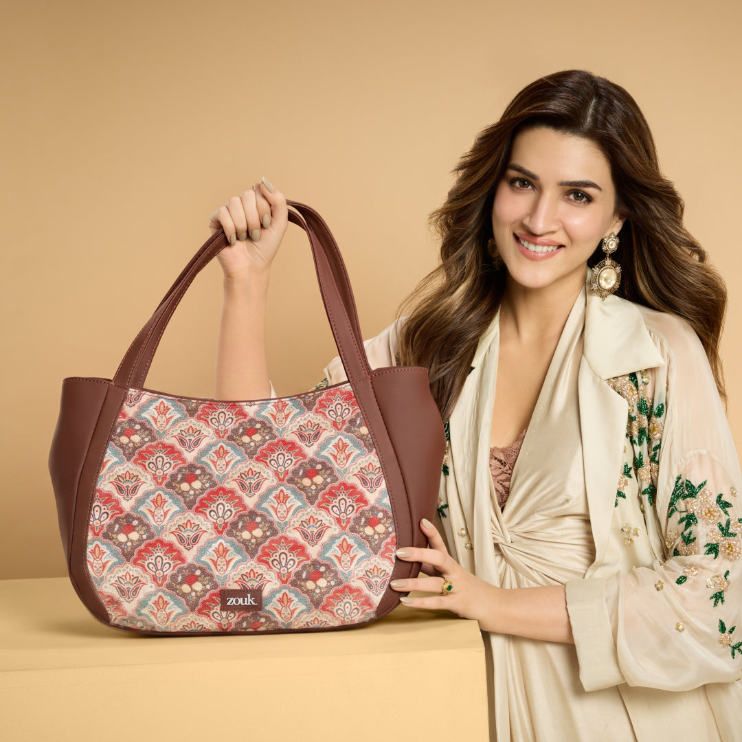 Mughal Art Multicolor Luna Handbag