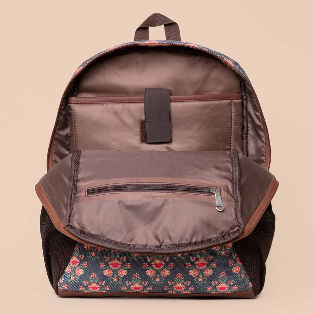 Mughal Garden & Fatehpur Fresco - Classic Backpack & Lunch Bag Combo