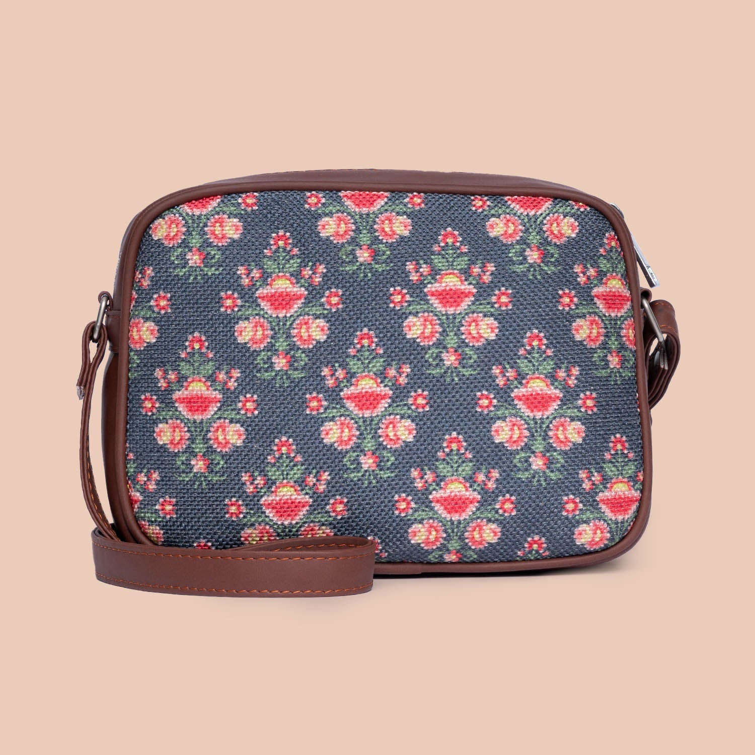 Mughal Garden Print Sling Bag