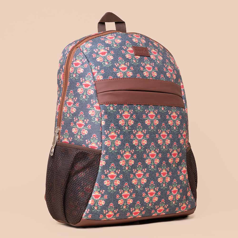 Mughal Garden & Fatehpur Fresco - Classic Backpack & Lunch Bag Combo