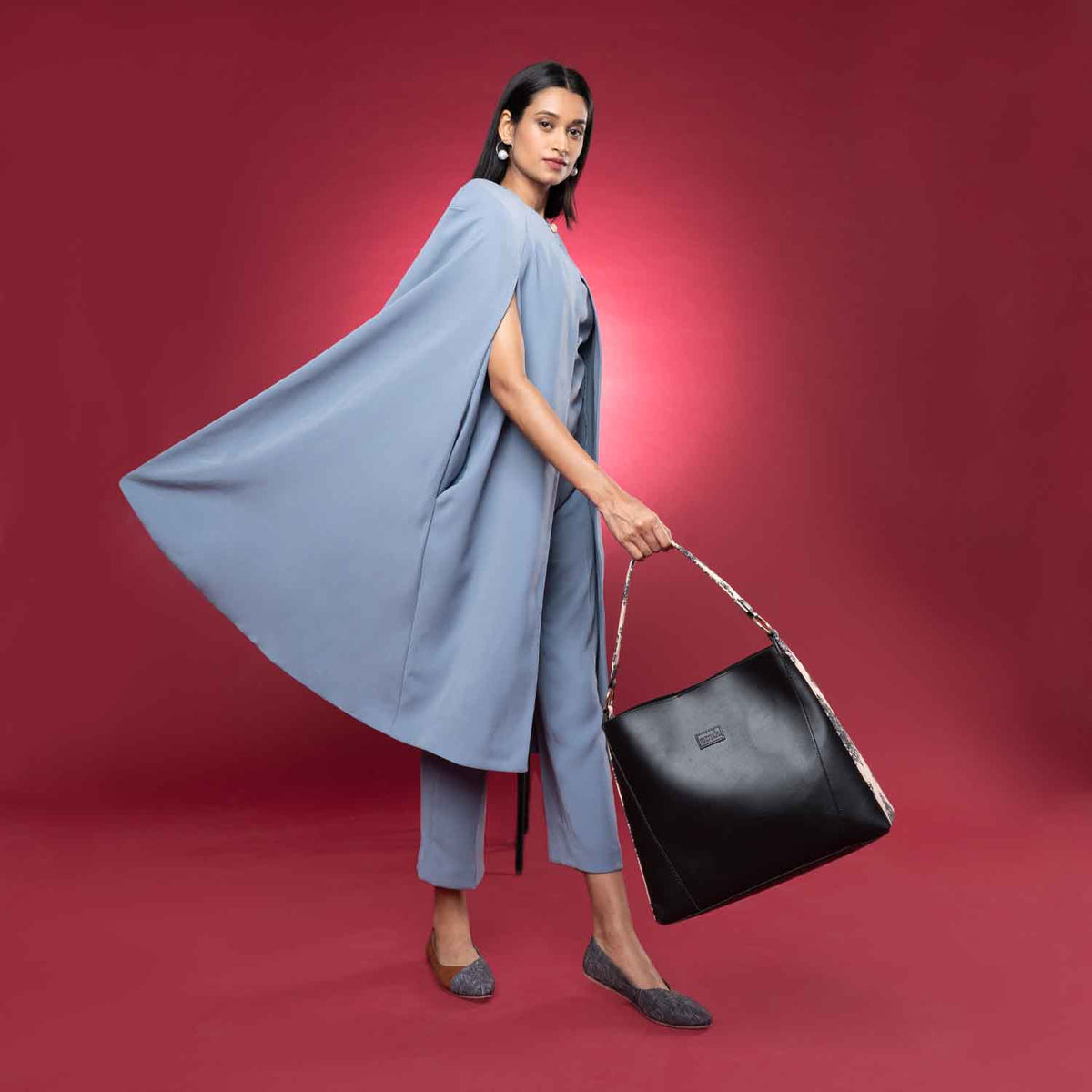Mughal Motif Classic Open Tote