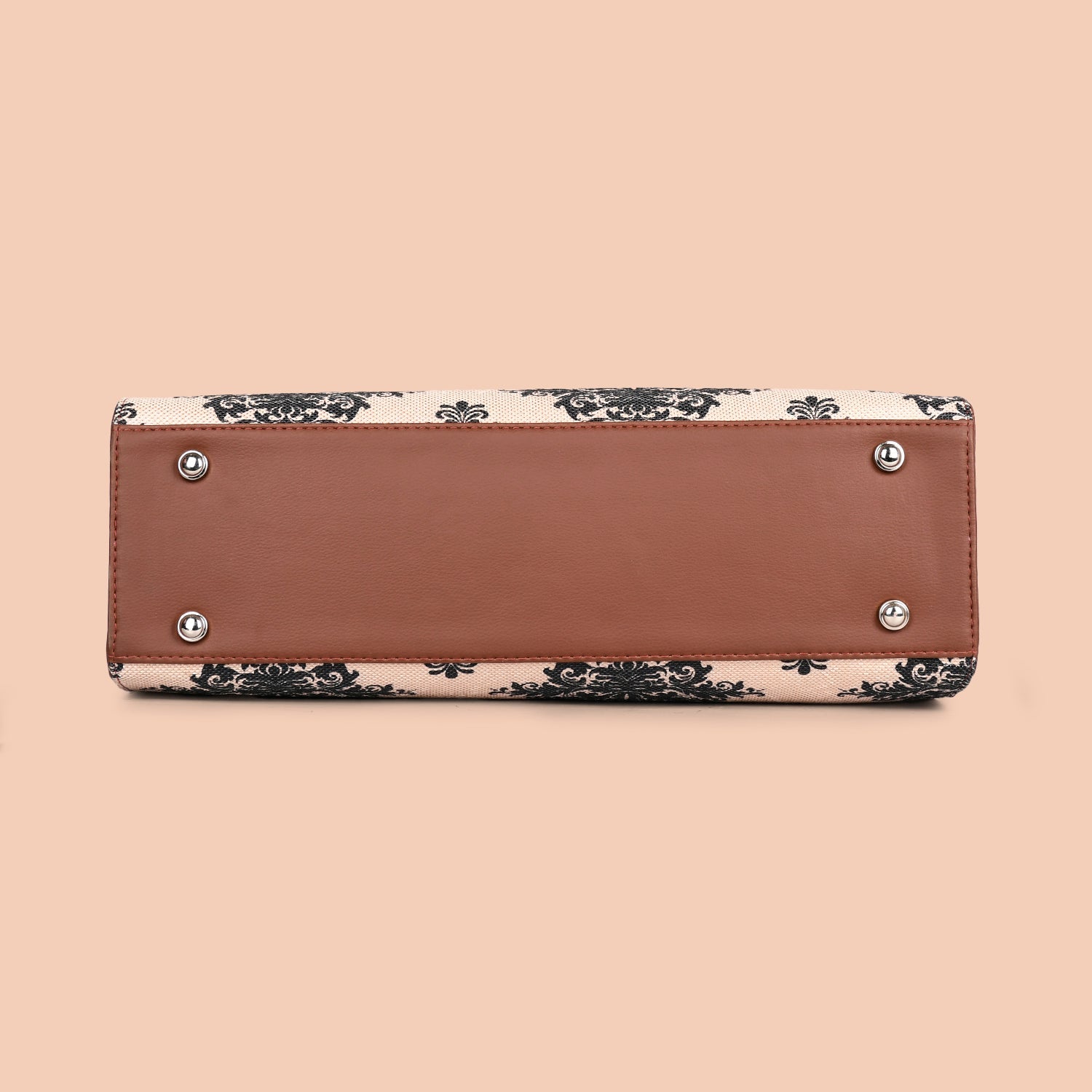 ZIP-Mughal Motif Statement Business Bag