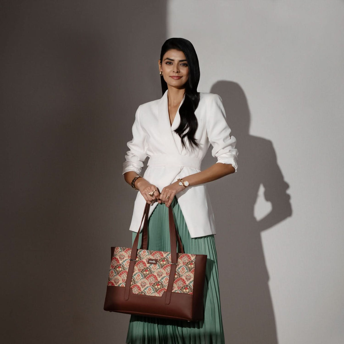 Zouk Mughal Art Multicolor Maya Multitasker Tote Bag