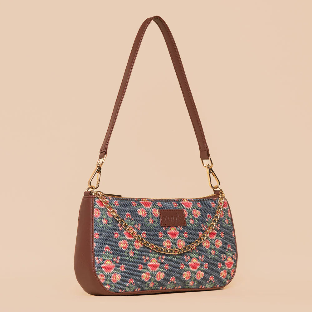 Mughal Garden Print Baguette