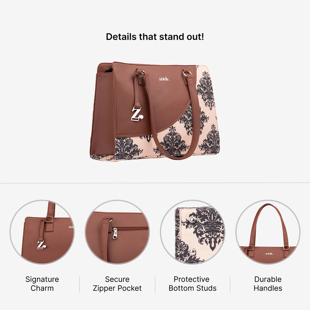 Mughal Motif Office Essential Bag