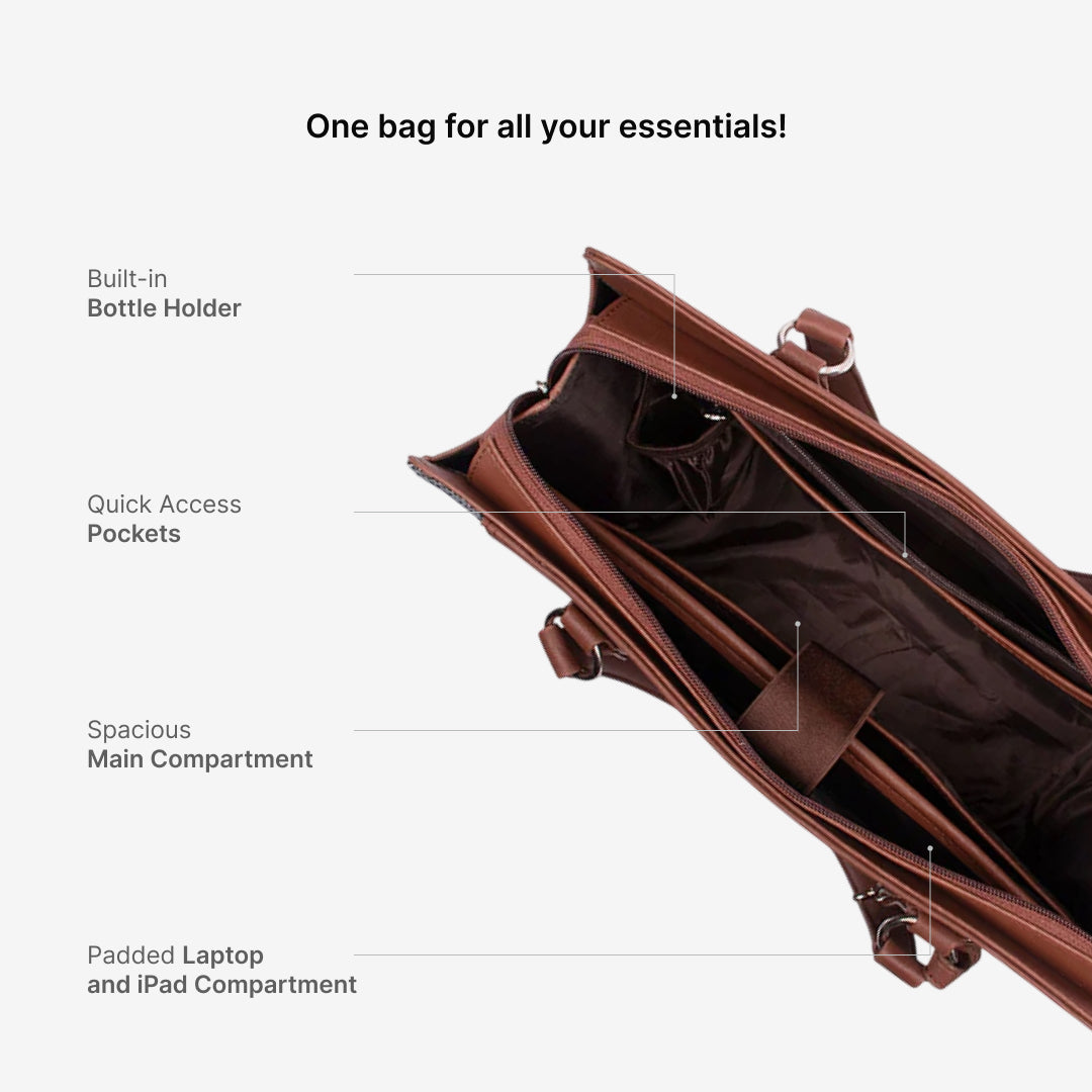 Mughal Motif Office Essential Bag