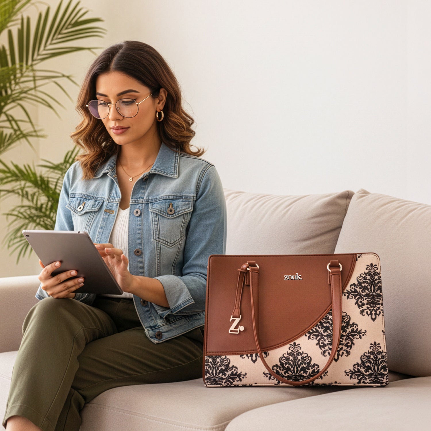 Mughal Motif Office Essential Bag