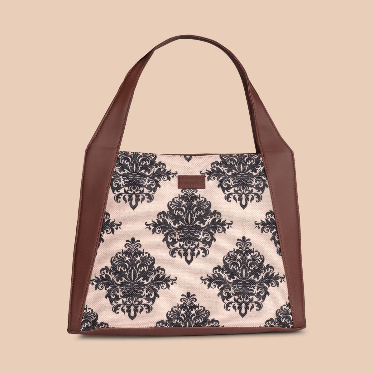 Mughal Motif Trapezia Tote