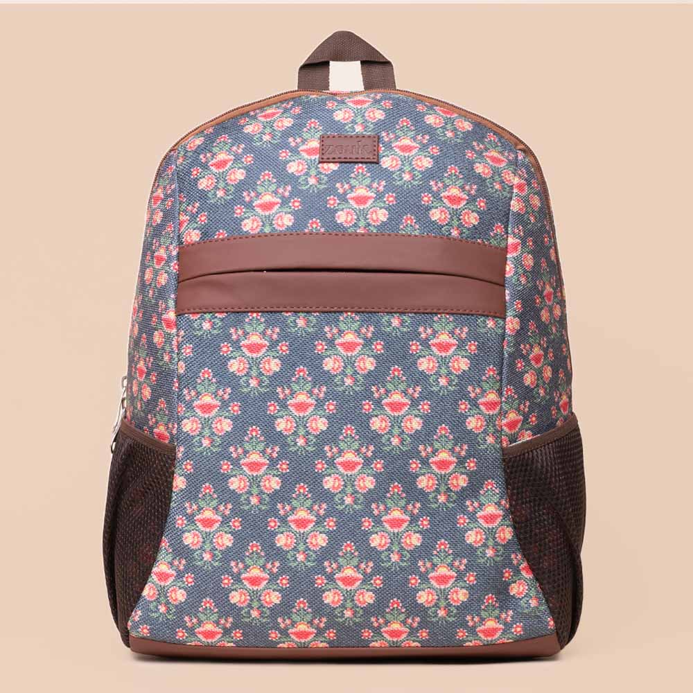 Mughal Garden & Fatehpur Fresco - Classic Backpack & Lunch Bag Combo