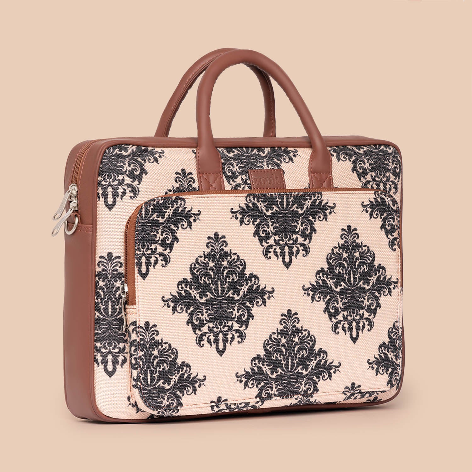 ZIP-Mughal Motif Laptop Bag