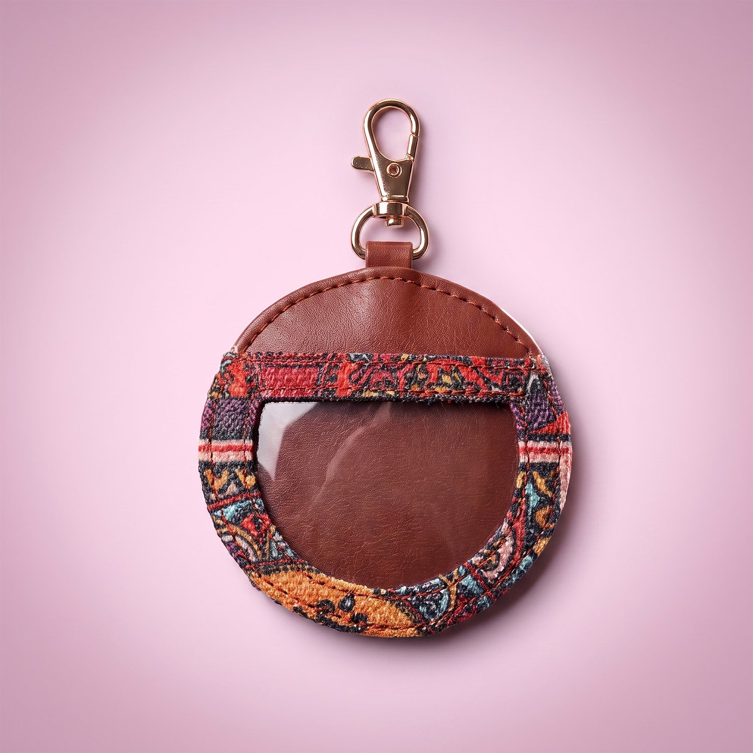 Multicolor Mandala Circle Bag Charm
