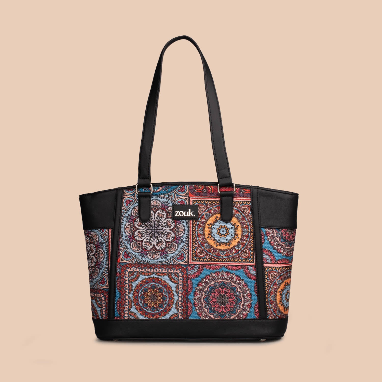 Multicolor Mandala Print Classic Commute Office Bag