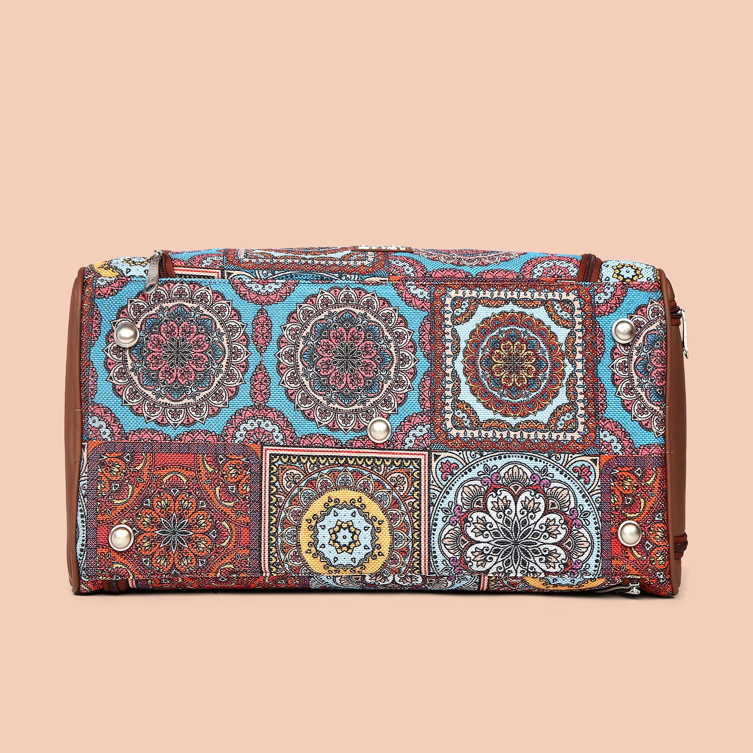 Multicolor Mandala Print Weekender Duffel Bag