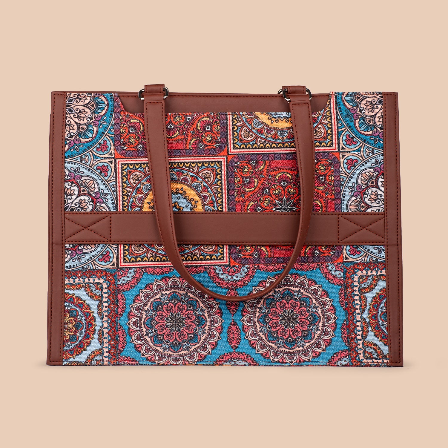 Multicolor Mandala Print Boardroom Office Bag