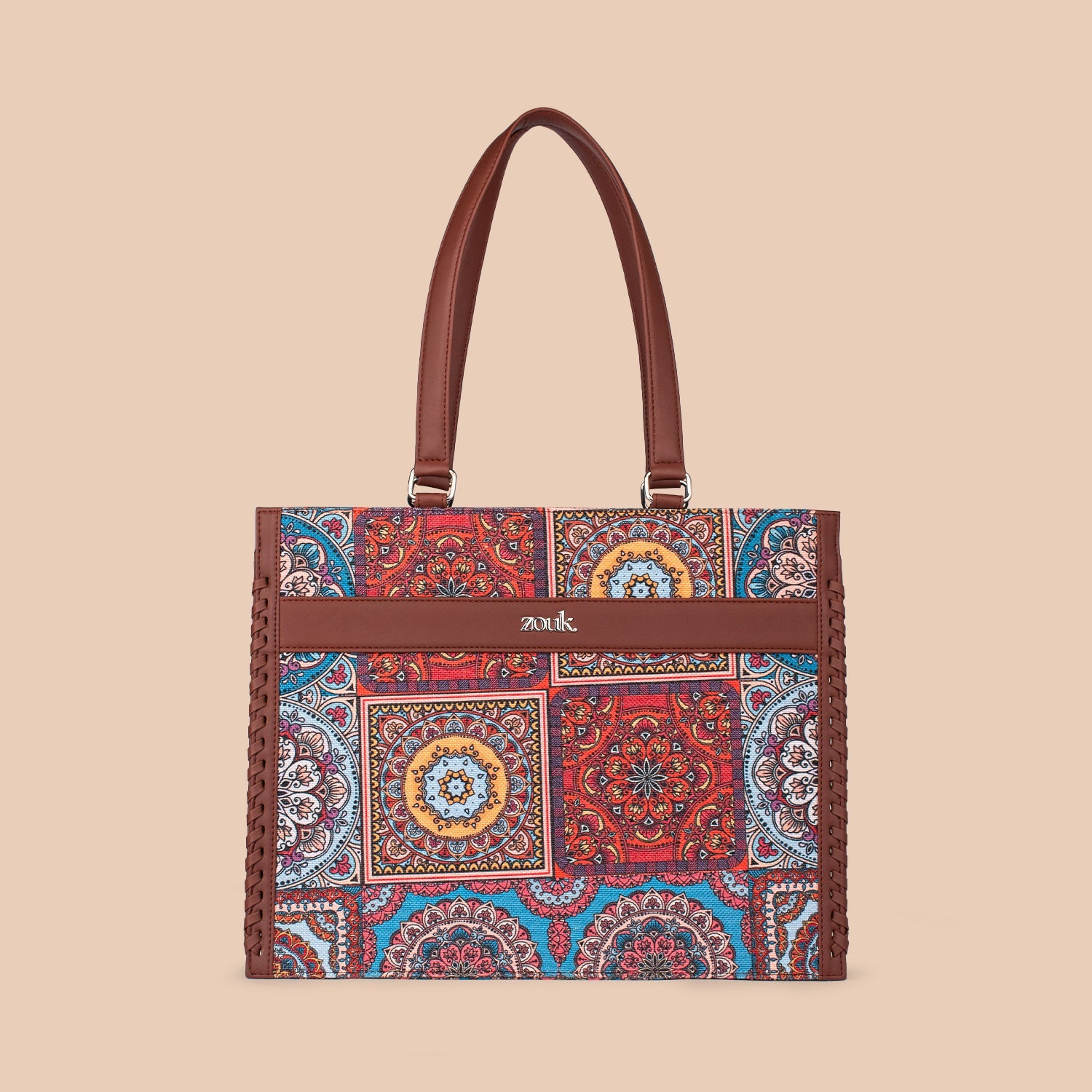 Multicolor Mandala Print Boardroom Office Bag