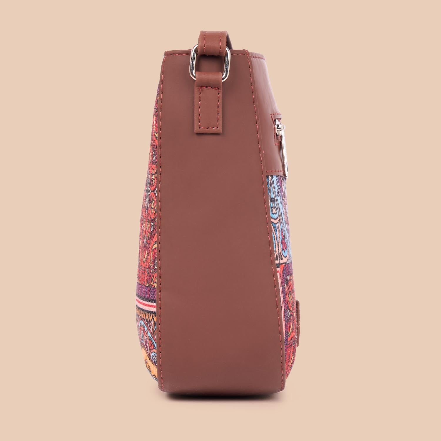 Multicolor Mandala Print U-Shaped Sling Bag