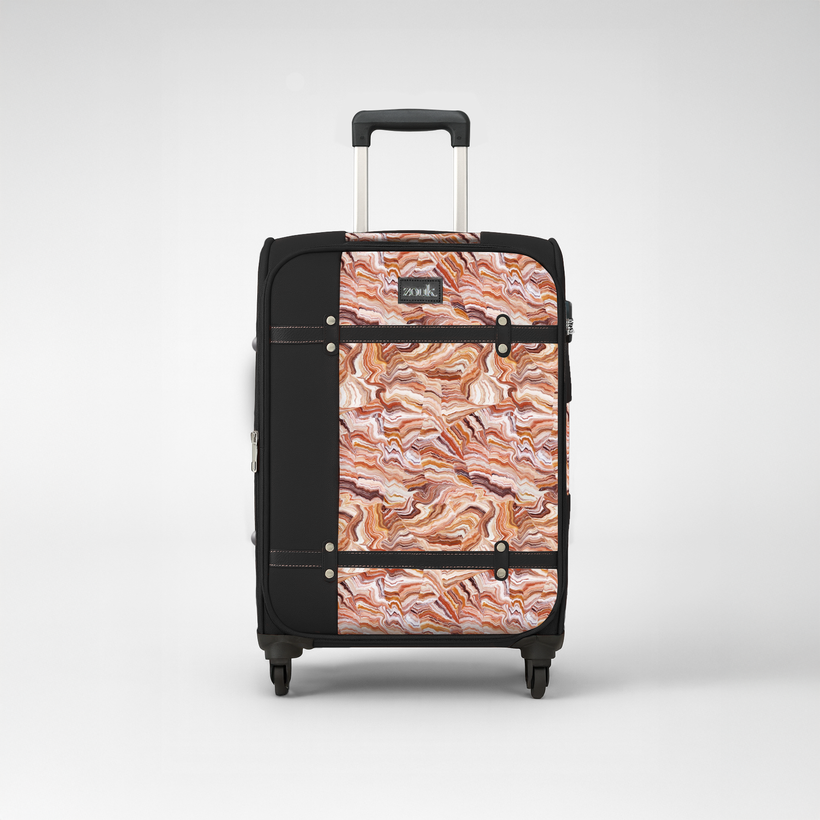 Nicobar Coral Saira Trolley Bag - Black (Cabin)