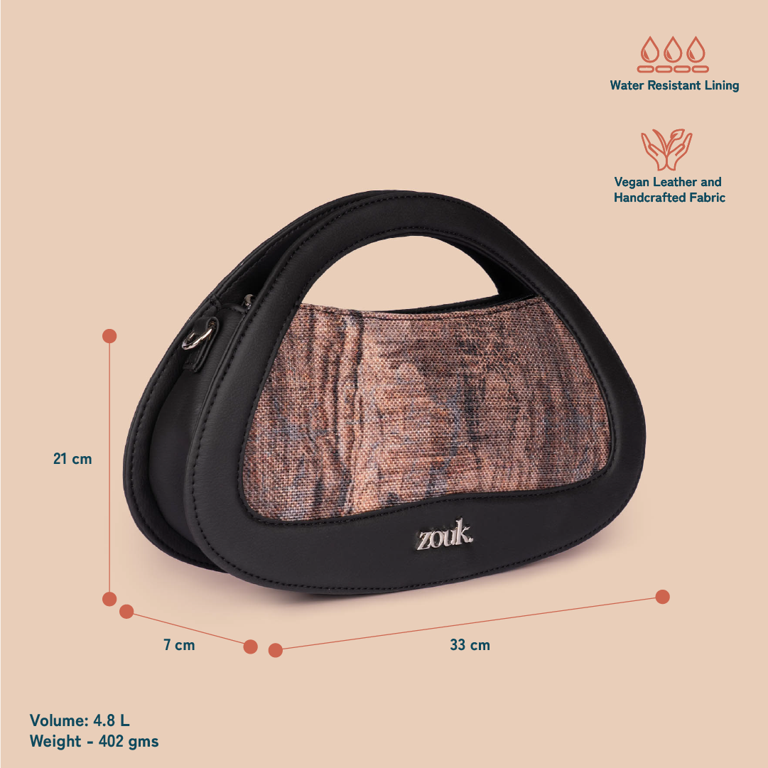 ZIP-Nadia Sling Bag - Ladakh Impasto