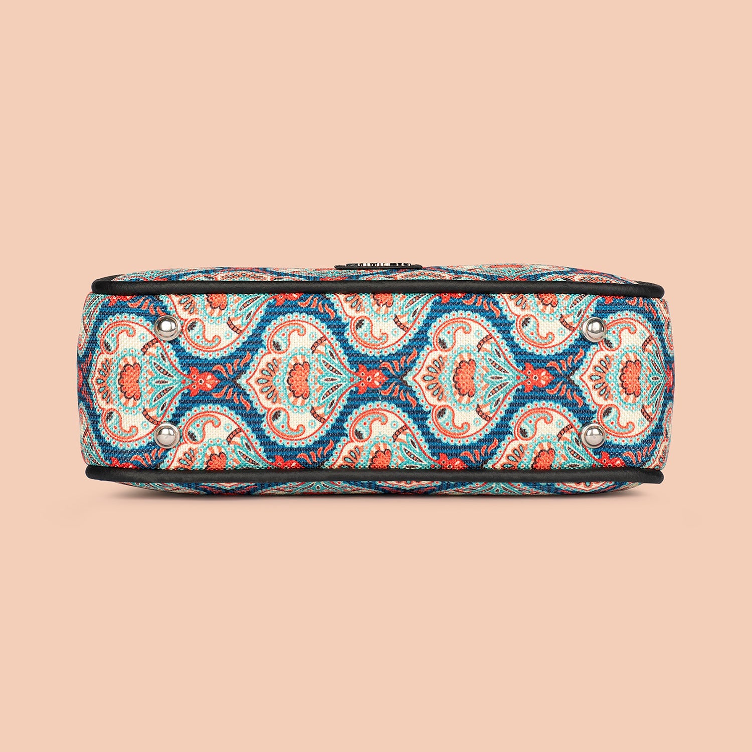 ZIP-Rhea Kapoor Naisha Tote Bag - Kovil Blue