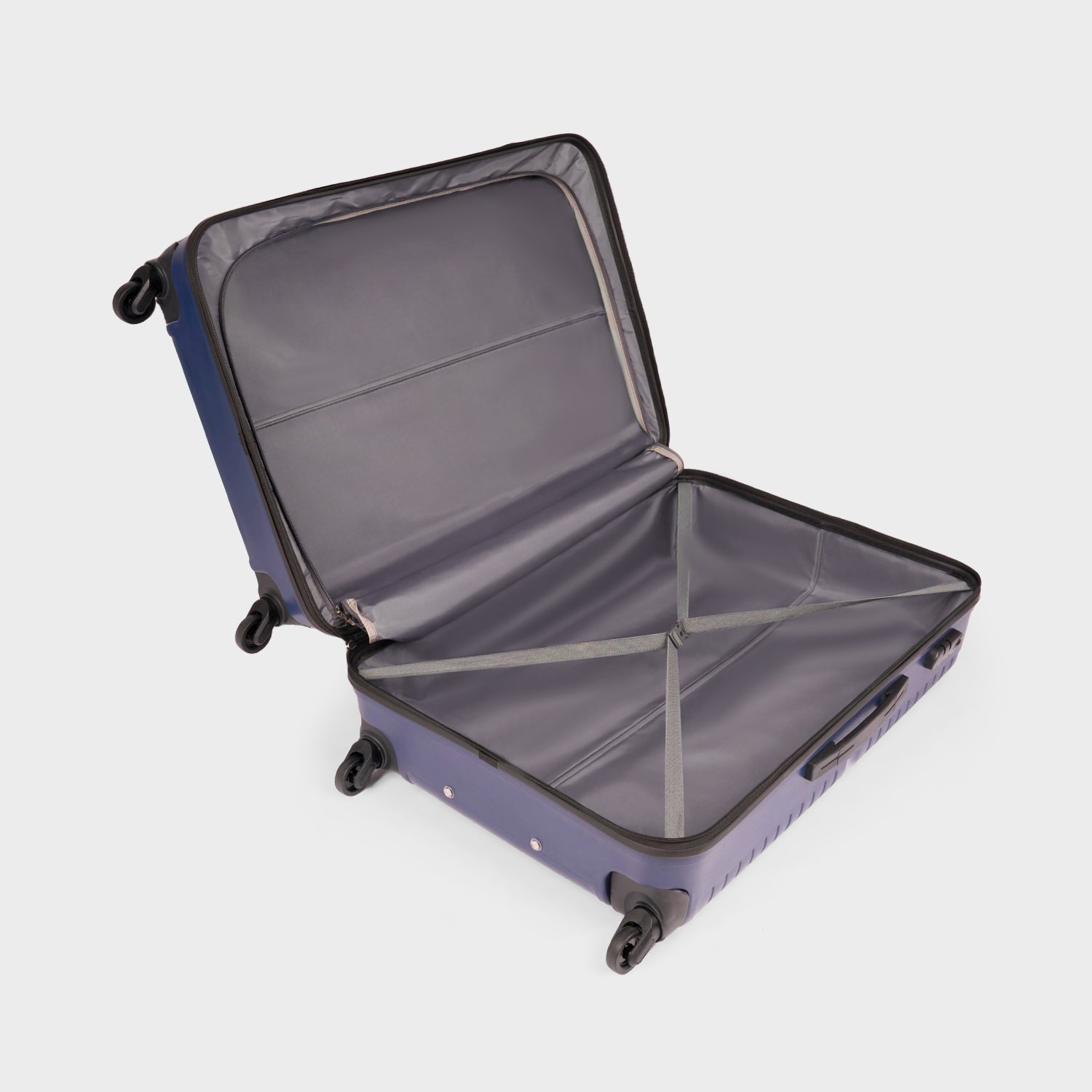 Navy Zoya Trolley Bag Combo Set of 3 (Cabin & Medium & Large)