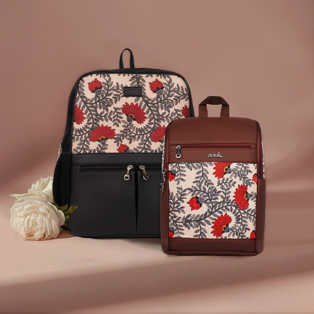 Nawabi Couture Office Backpack & Amalia Daypack Combo