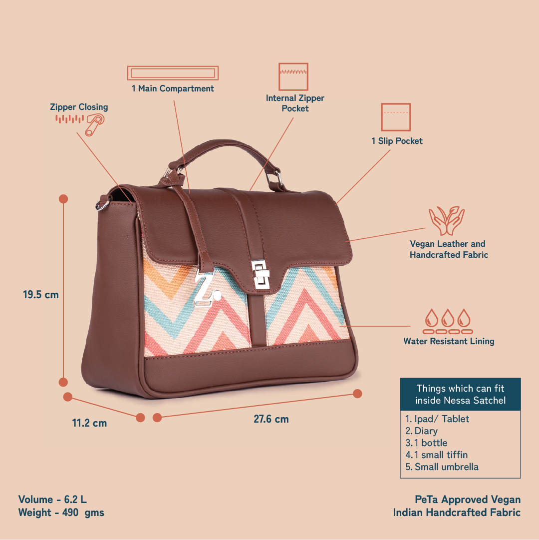 ZIP-Kriti Sanon - WavBeach Nessa Satchel