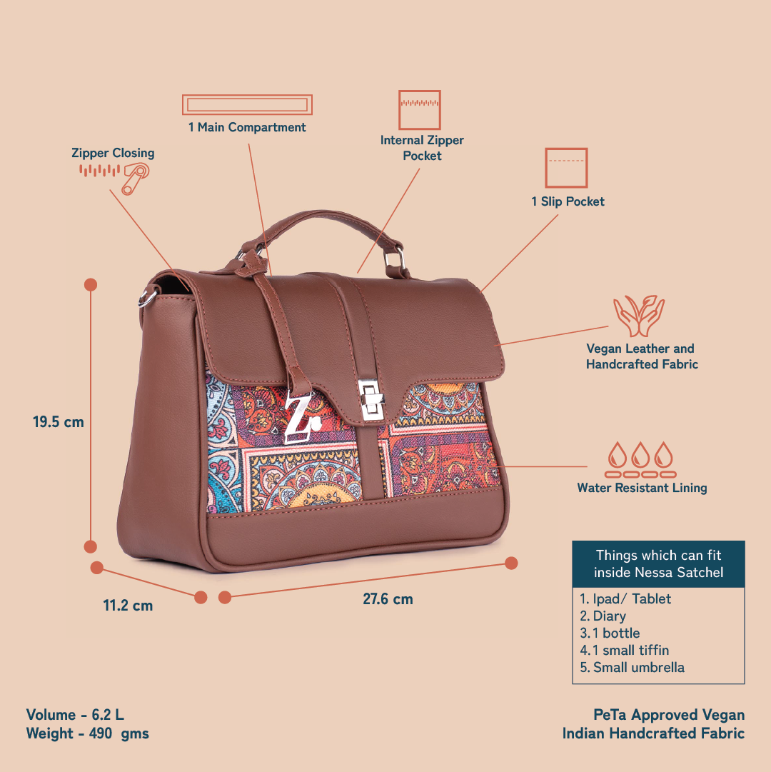 Kriti Sanon - Multicolor Mandala Print Nessa Satchel