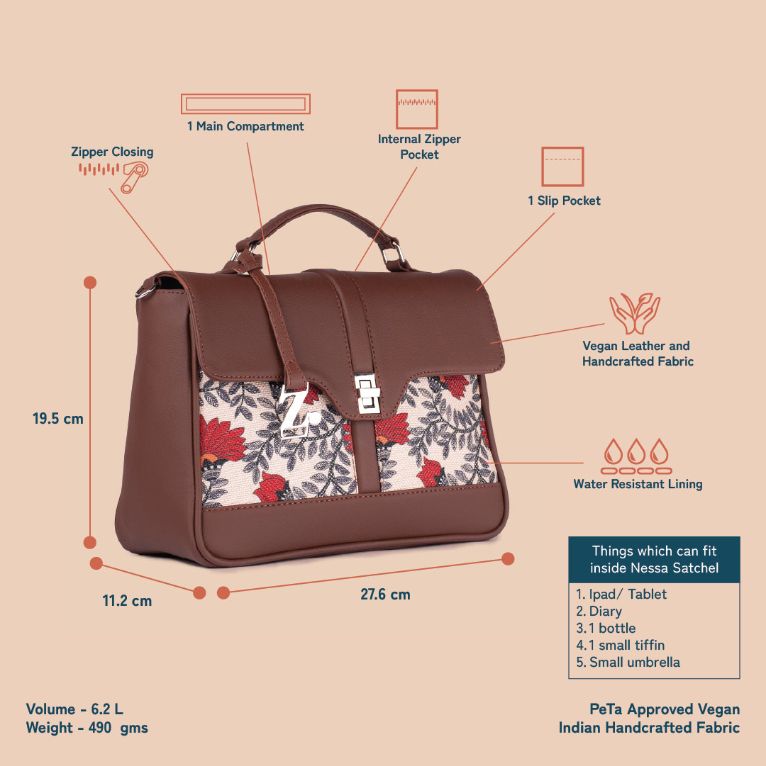 ZIP-Kriti Sanon - Nawabi Couture Nessa Satchel