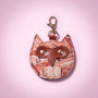 Nicobar Coral Owl Bag Charm