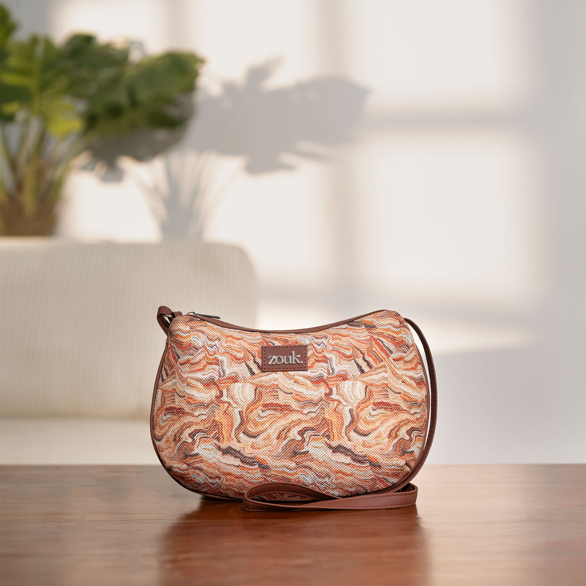 Nicobar Coral Structured Shoulder Bag