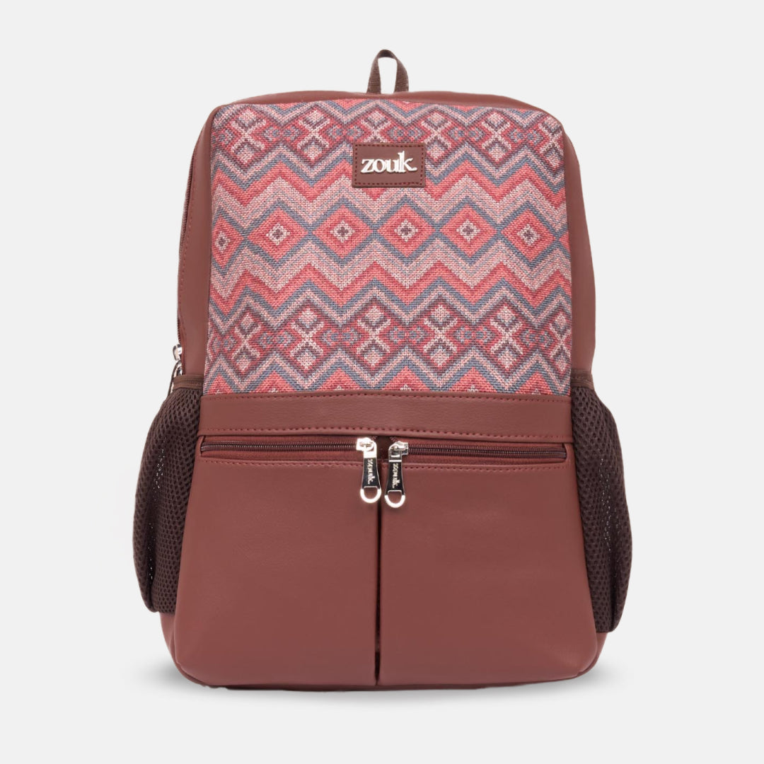 Gwalior Weaves Office Backpack (Brown)