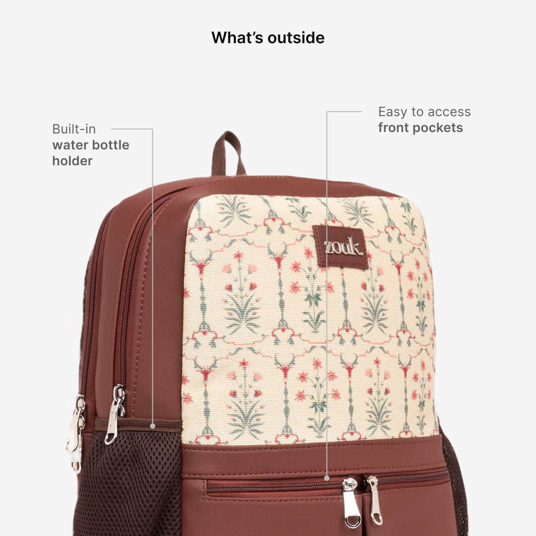 Taj Nakashi Office Backpack (Brown)