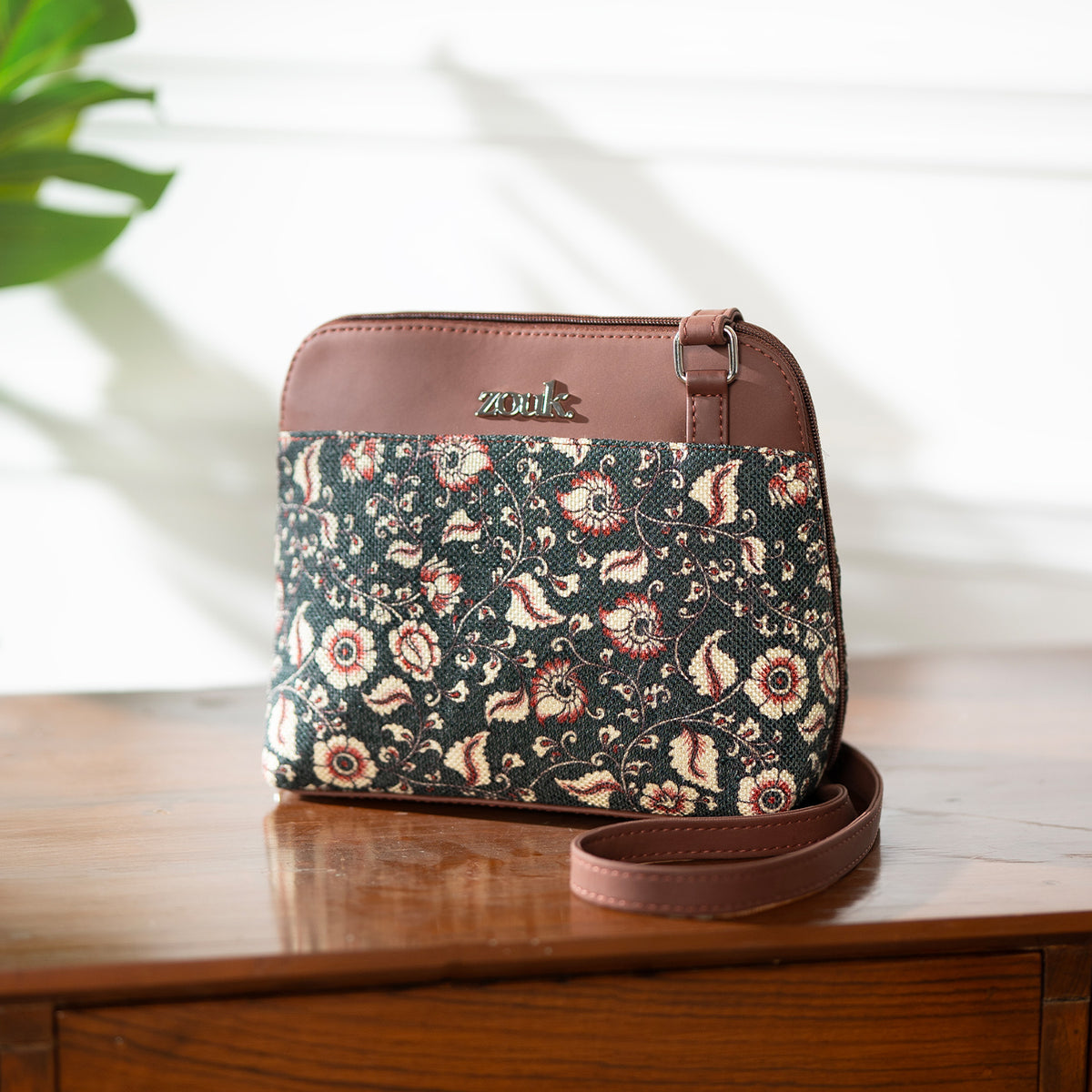 Chittoor Blue Kalamkari OOO Sling Bag