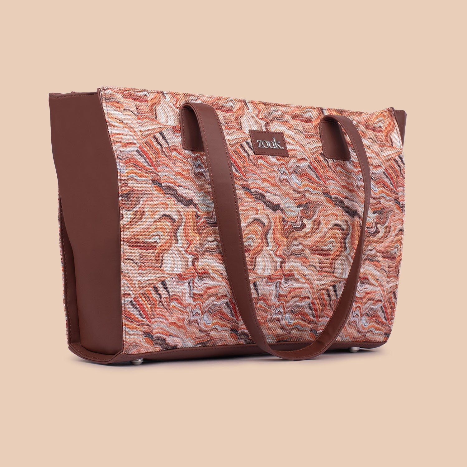 Nicobar Coral Office Tote Bag