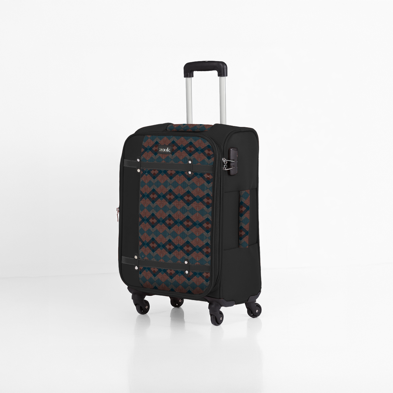 Periyar Waves Saira Trolley Bag - (Black)