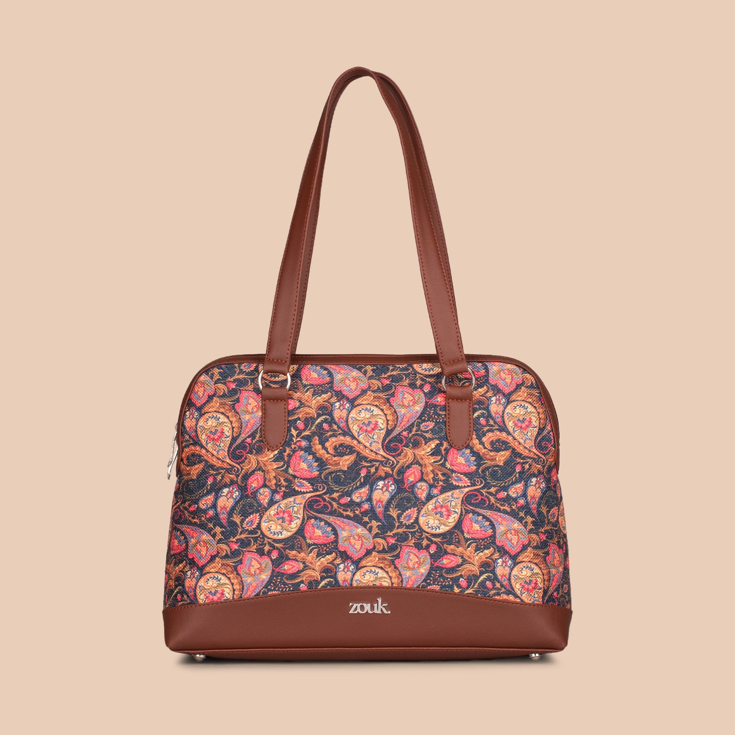 Paisley Print Carry All Work Bag