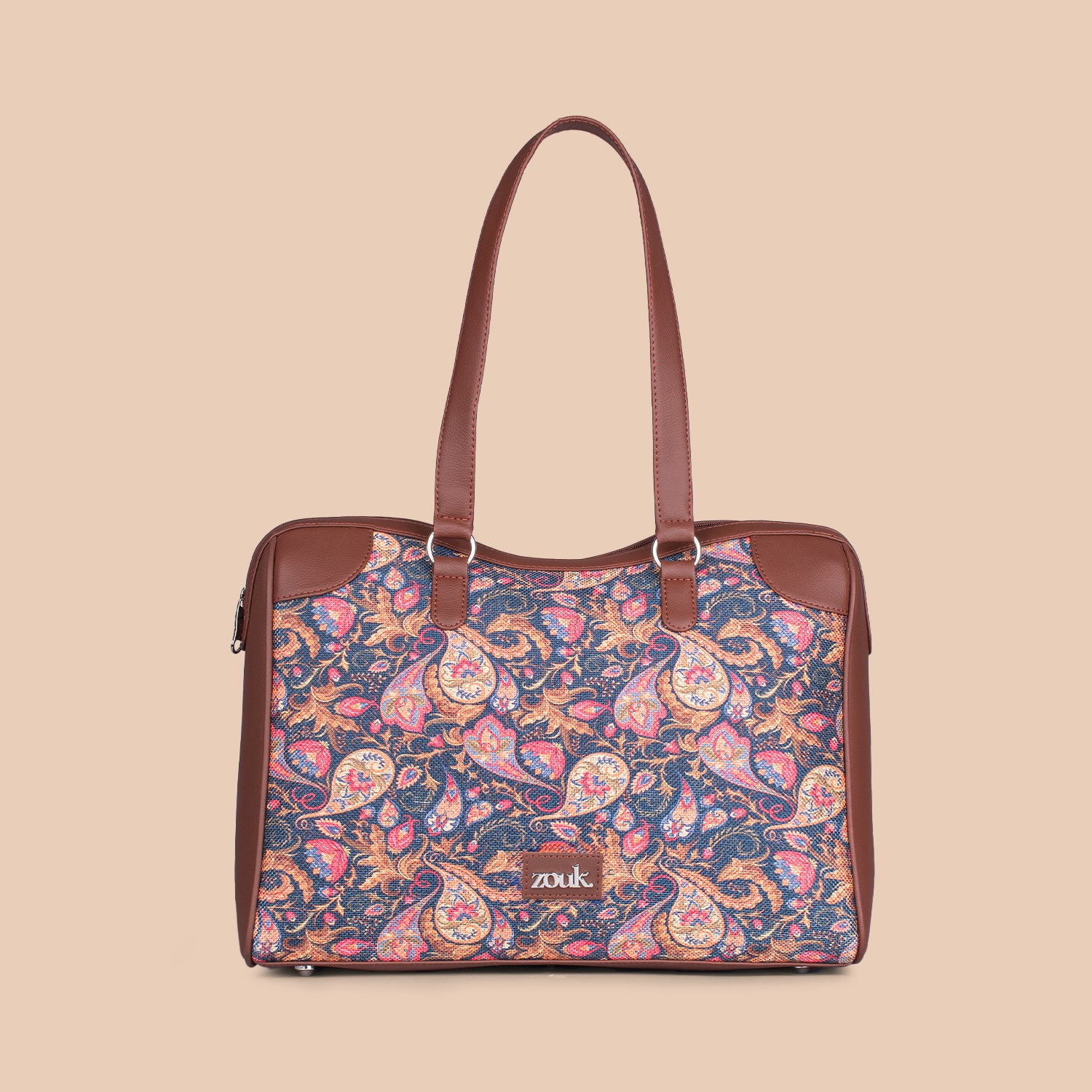 Paisley Print Conference Office Bag