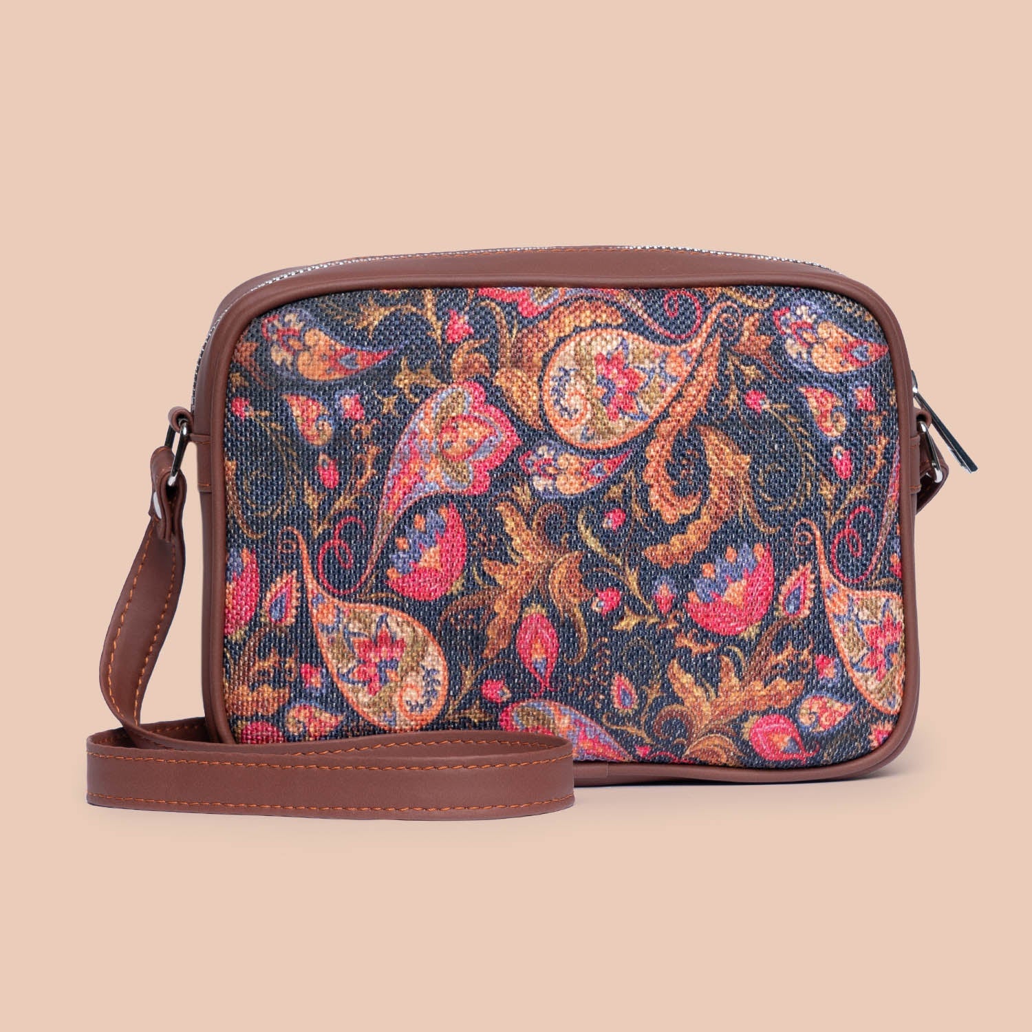 Smoor Cookies x Paisley Print Sling Bag